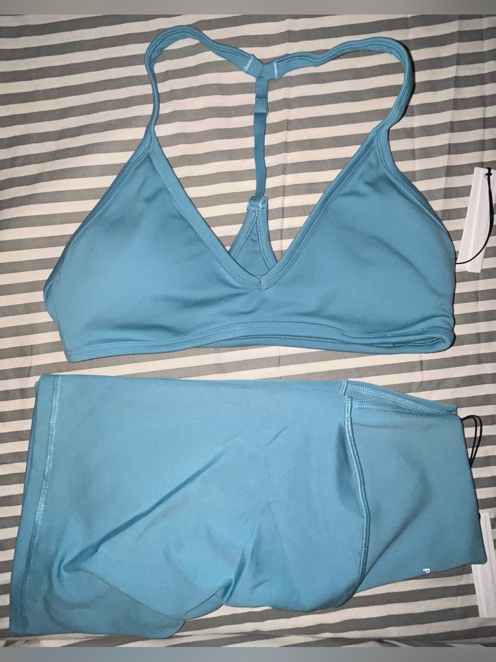 Paragon Reluna Bare Sports Bra + SculptSeam Plus High-Rise Shorts 5” Mineral M